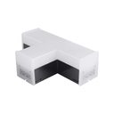 [VQ226230021] CONECTOR EN T PARA LUMINARIA LINEAL LED CUERPO NEGRO
