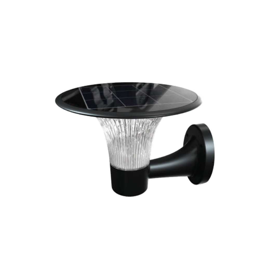 [VQ226230041] APLIQUE PARED SOLAR LED 15W 'LIFEPO4' BATERÍA 6000MAH 6000K+4000K NEGRO