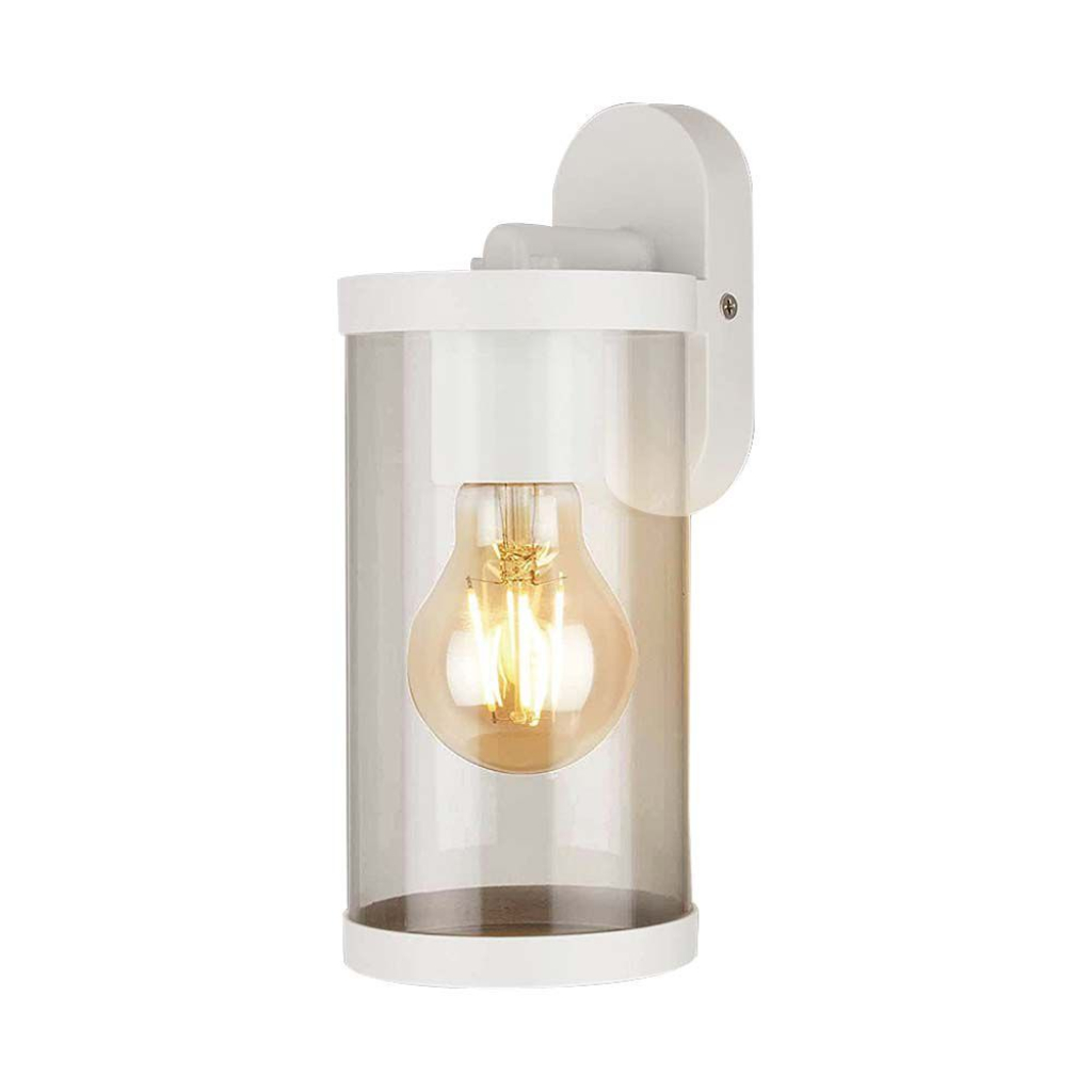 [VQ226230201] APLIQUE DE PARED E27 POLICARBONATO TRANSPARENTE CUERPO BLANCO MATE