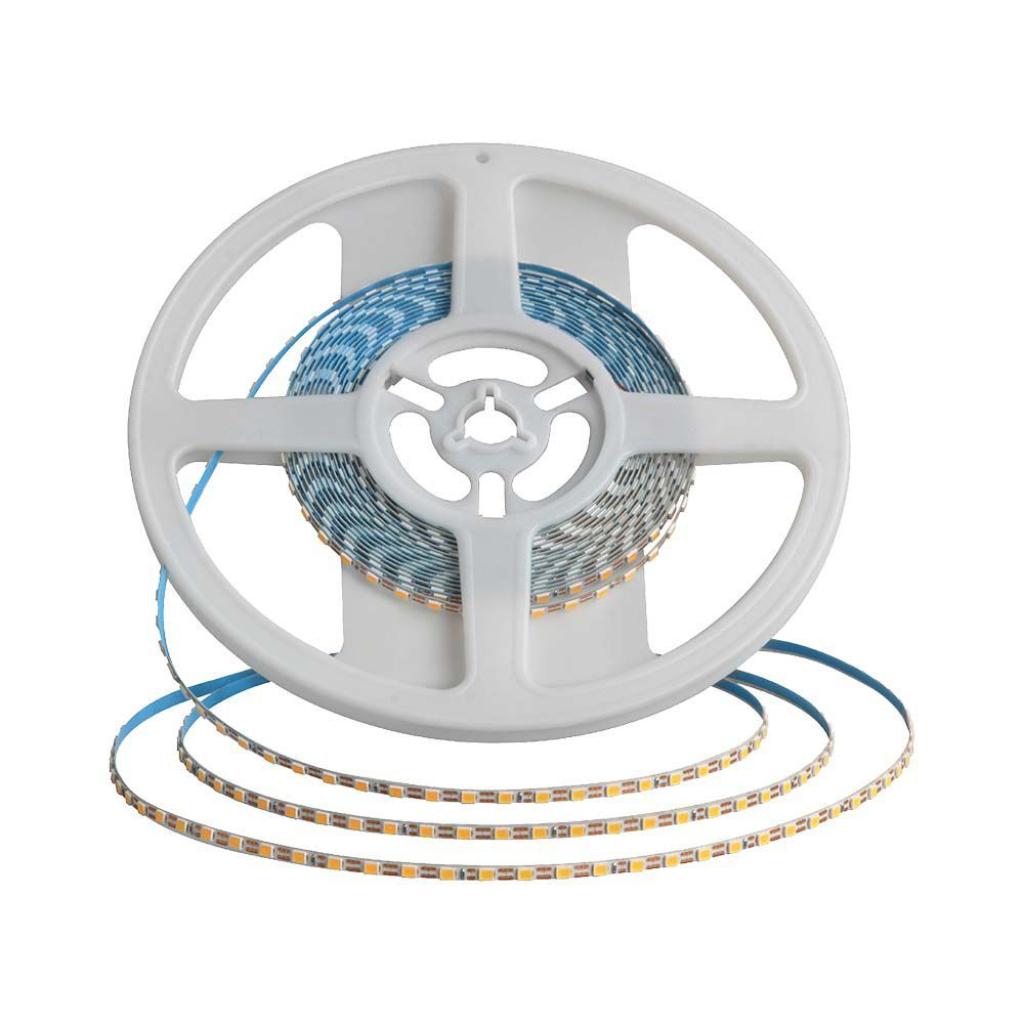 [VQ226230251] TIRA LED V-TAC 24V DC 8W SMD 2835 120LED/M 800LM/M PCB 3MM CRI>80 IP20 4000K (ROLLO DE 5 METROS)