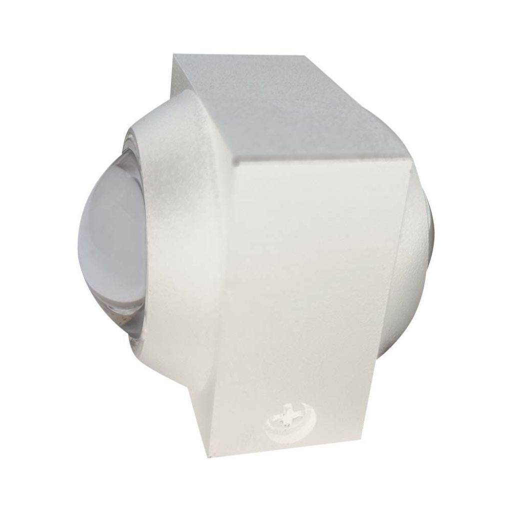 [VQ226230291] APLIQUE LED 2W 'LUZ ARRIBA Y ABAJO' CUERPO BLANCO IP54 3000K