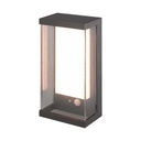 [VQ226230331] APLIQUE DE JARDÍN LED 1W GRIS OSCURO CON SENSOR IP54 3000K