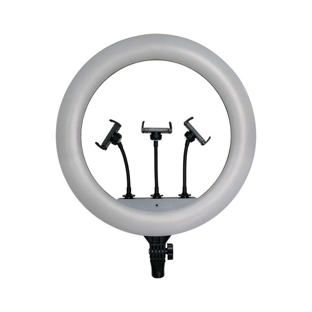 [VQ226230471] ANILLO DE LUZ LED 55W CON 3 SOPORTES PARA TELÉFONO 3200K-5800K