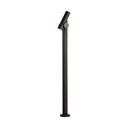 [VQ226230511] BALIZA FOCO SPOT LED 2X2.6W 2 VÍAS (129X159X1000MM) CUERPO NEGRO IP44 4000K