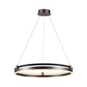 [VQ226230971] LÁMPARA COLGANTE LED 30W ARO ÚNICO CUERPO CAFÉ 3000K