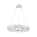 [VQ226230991] LÁMPARA LED COLGANTE 25W ARO ÚNICO CUERPO BLANCO 3000K