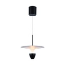 [VQ226231011] LÁMPARA LED COLGANTE 9W 30X320X100CM BLANCO+CUERPO NEGRO 3000K