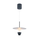 [VQ226231031] LÁMPARA LED COLGANTE 9W 30X320X100CM BLANCO+CUERPO GRIS 3000K