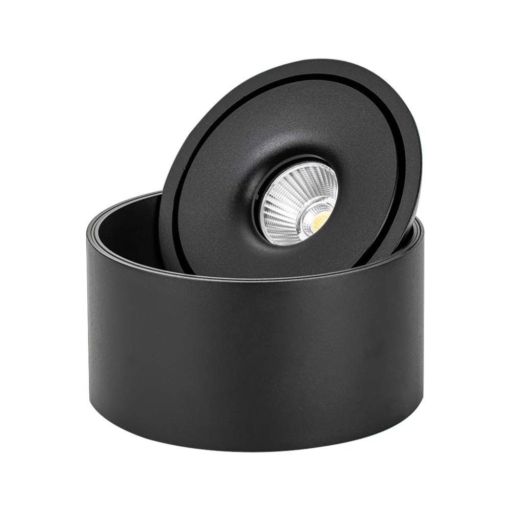 [VQ226231581] DOWNLIGHT LED 30W COB DE SUPERFICIE CUERPO NEGRO CCT
