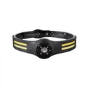 [VQ226233401] LINTERNA 3W SMD + 5W COB SILICONA CON CINTURÓN RECARGABLE IP43