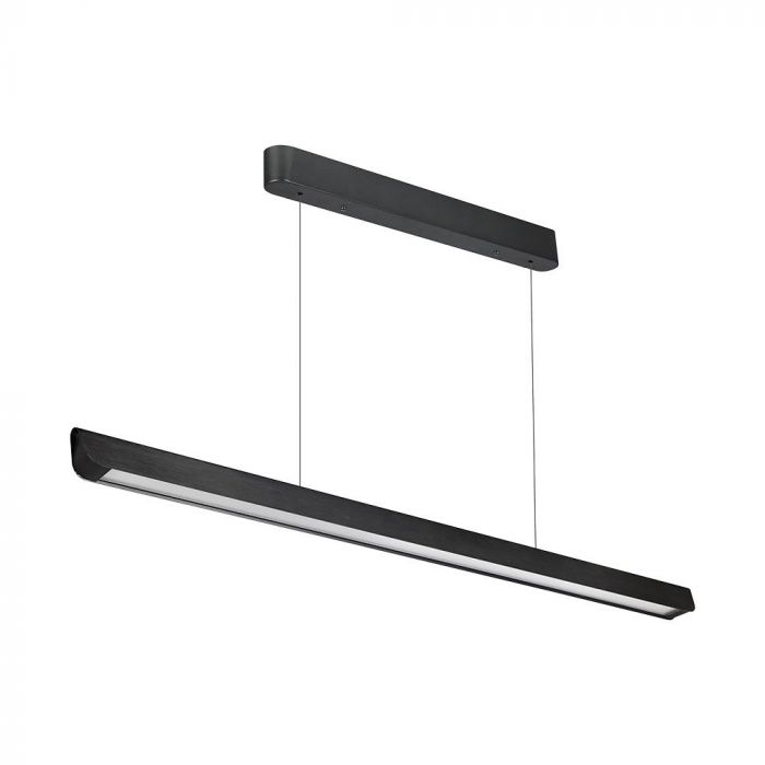 [VQ226233451] LUMINARIA LINEAL COLGANTE LED 36W CHIP SAMSUNG CON DIFUSOR BLANCO CUERPO NEGRO CCT