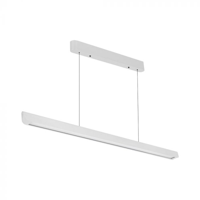 [VQ226233461] LUMINARIA LINEAL COLGANTE LED 36W CHIP SAMSUNG CON DIFUSOR BLANCO CUERPO BLANCO CCT