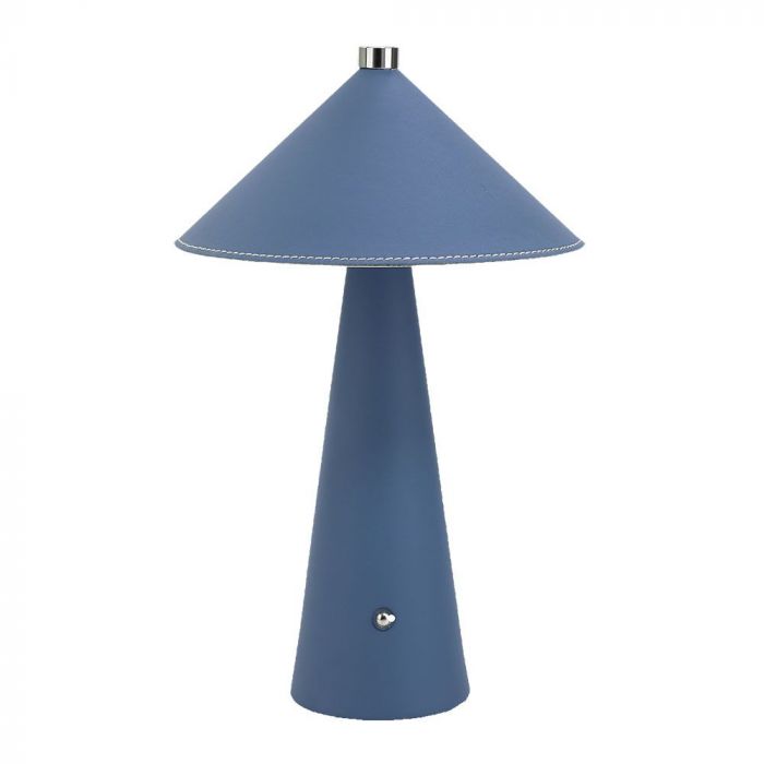 [VQ226234141] LÁMPARA DE MESA LED RECARGABLE 3W REGULABLE TÁCTIL CUERPO AZUL CCT