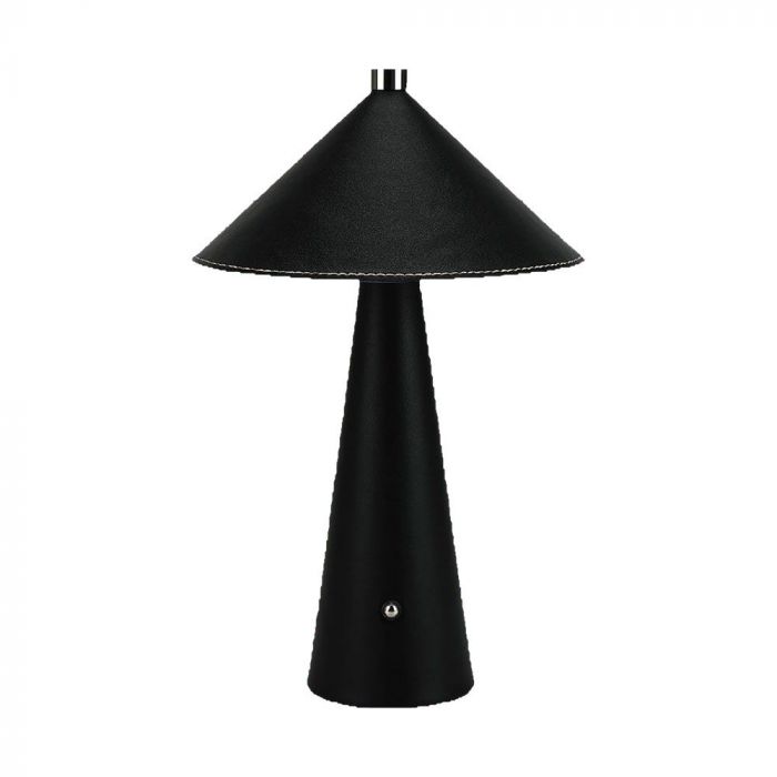 [VQ226234171] LÁMPARA DE MESA LED RECARGABLE 3W REGULABLE TÁCTIL CUERPO NEGRO CCT