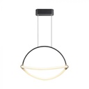 [VQ226234341] LÁMPARA DE TECHO COLGANTE LED 12W 40CM CUERPO NEGRO 3000K