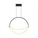 [VQ226234361] LÁMPARA COLGANTE LED 16W 50CM CUERPO NEGRO 3000K
