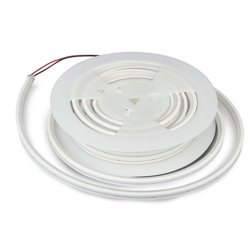[VQ22625691] TIRA LED V-TAC 24V DC 13W SMD2835 120LED/M 1000LM/M PCB 8MM CRI>80 IP65 4000K (ROLLO DE 10M.)