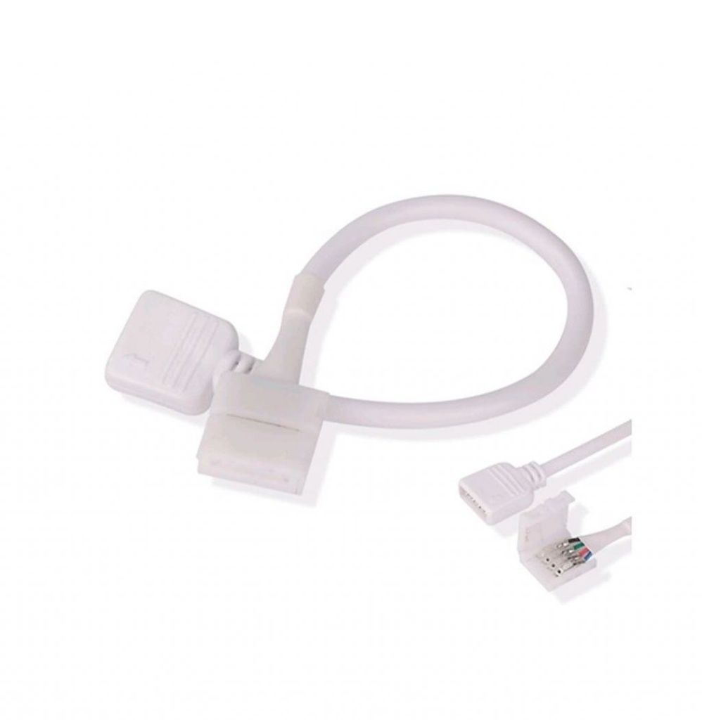 [VQ22625881] CONECTOR CON PIN PARA TIRA LED FLEXIBLE 5050 RGB+BLANCO
