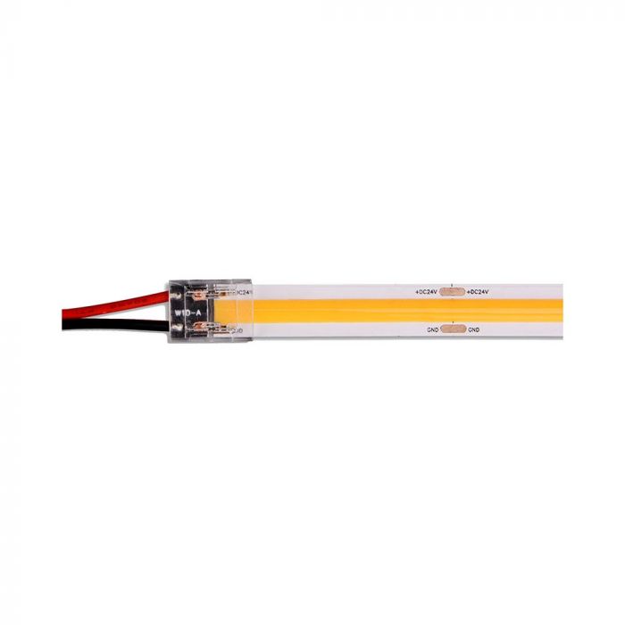 [VQ22626651] CONECTOR DE CABEZA ÚNICA PARA TIRA LED COB 10 MM