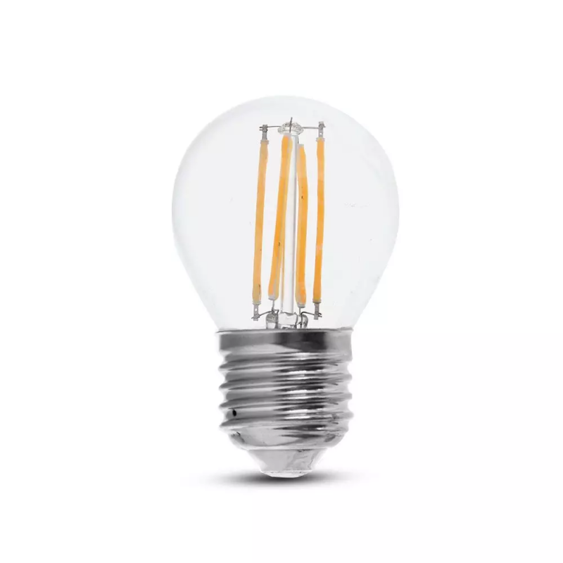 [VQ22628531] BOMBILLA LED V-TAC E27 G45 6W FILAMENT 800LM 300° 6400K
