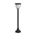 [VQ22628941] BALIZA DE SUELO SOLAR LED 2W CUERPO NEGRO IP44 3000K + 6000K