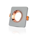 [VQ22631181] ARO PARA GU10 FITTING DE YESO + METAL DE EMPOTRAR