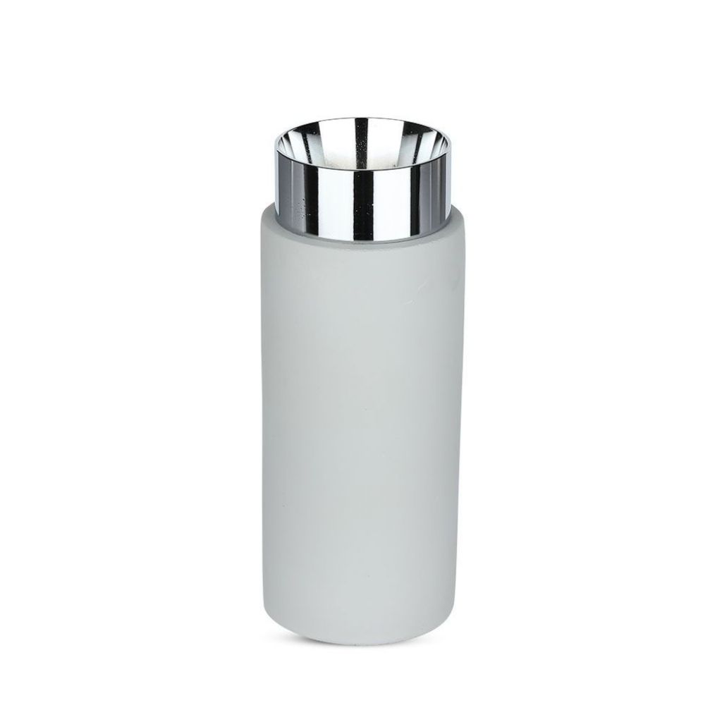 [VQ22631381] APLIQUE DE TECHO PARA GU10 HORMIGÓN GRIS Y METAL CROMO