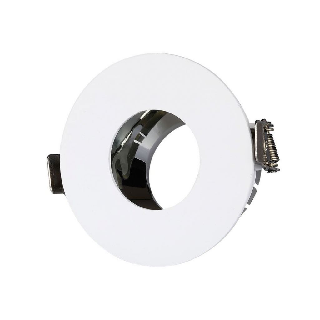 @[VQ22631601] ARO PARA GU10 FITTING REDONDO BLANCO+CROMO