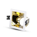 [VQ22631661] ARO PARA GU10 'FITTING' BLANCO+ORO CUADRADO