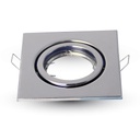 [VQ22634741] ARO PARA GU10 SOPORTE CUADRADO CHROME