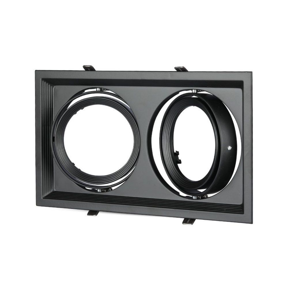 [VQ22635821] ARO DOBLE PARA AR111 SOPORTE NEGRO