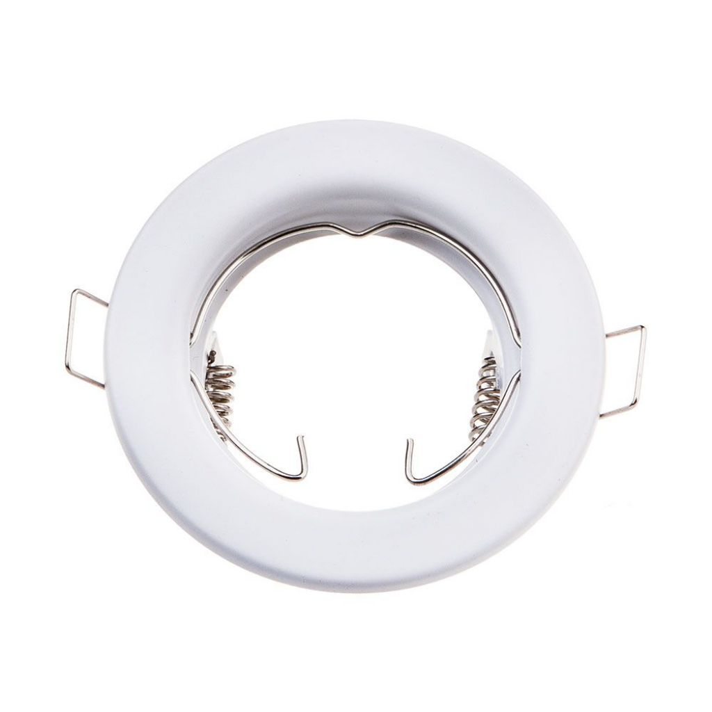 [VQ22635841] ARO PARA GU10 SOPORTE REDONDO BLANCO (2 UDS)
