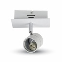 [VQ22636171] APLIQUE DE TECHO PARA GU10 TRACK REGLETA BLANCO