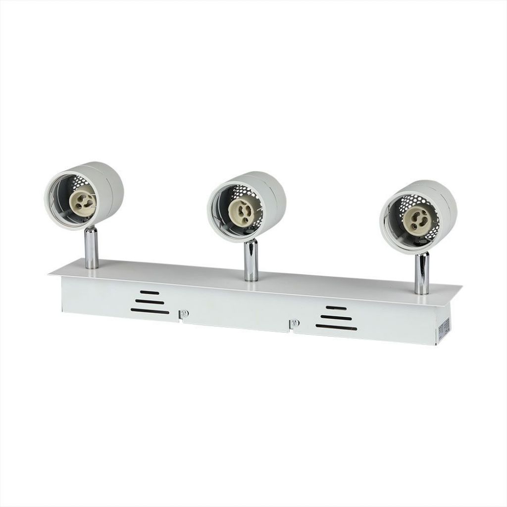 [VQ22636191] APLIQUE DE TECHO PARA GU10 TRACK REGLETA BLANCO