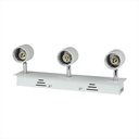 [VQ22636191] APLIQUE DE TECHO PARA GU10 TRACK REGLETA BLANCO