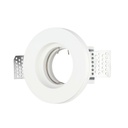 @[VQ22636521] ARO PARA GU10 SOPORTE REDONDO YESO BLANCO Ф103