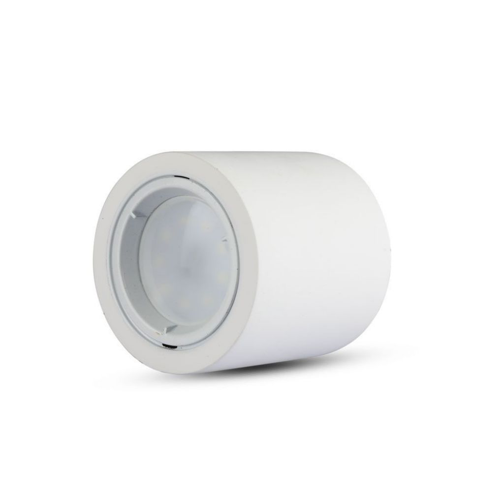 @[VQ22636671] APLIQUE DE TECHO PARA GU10 REDONDO YESO CON ANILLO DE ALUMINIO CUERPO BLANCO