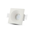 [VQ22636961] ARO PARA GU10 SOPORTE CUADRADO BLANCO