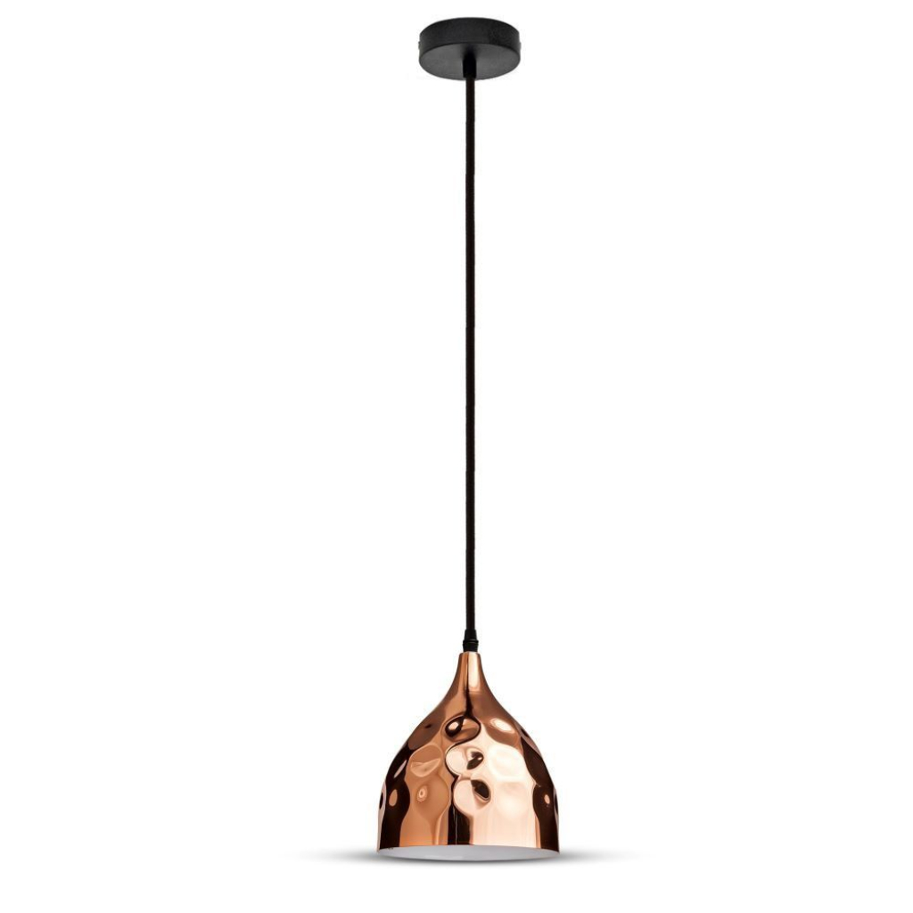 [VQ22637141] LÁMPARA DE TECHO SOPORTE COLGANTE ROSA ORO Ф170 E27 (BOMBILLA NO INCLUIDA)