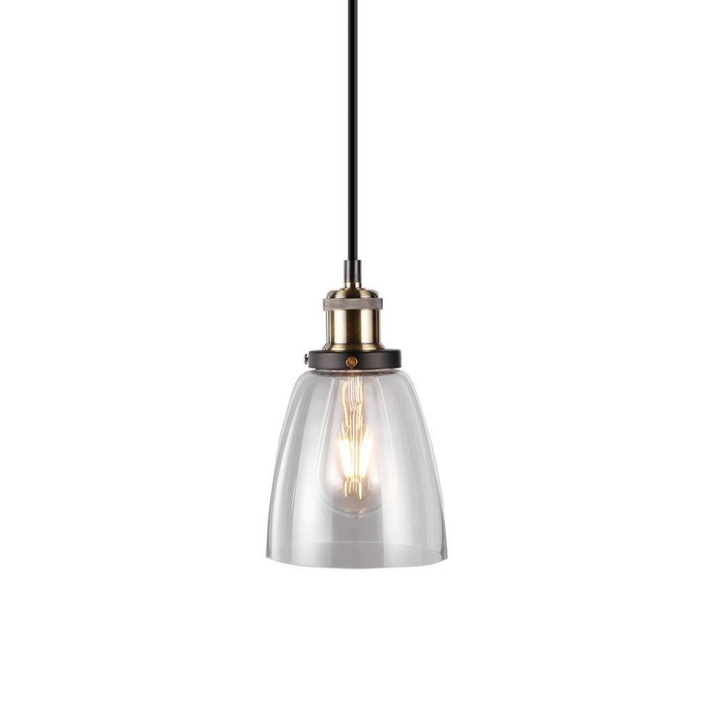 [VQ22637351] LÁMPARA DE TECHO CON SOPORTE COLGANTE VINTAGE DE CRISTAL TRANSPARENTE Ф140 E27 (BOMBILLA NO INCLUIDA)