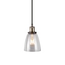[VQ22637351] LÁMPARA DE TECHO CON SOPORTE COLGANTE VINTAGE DE CRISTAL TRANSPARENTE Ф140 E27 (BOMBILLA NO INCLUIDA)
