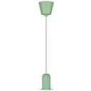 [VQ22637421] LÁMPARA DE TECHO CON SOPORTE COLGANTE DE HORMIGÓN VERDE E27 (BOMBILLA NO INCLUIDA)