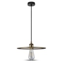 [VQ22637511] LÁMPRA DE TECHO CON  SOPORTE COLGANTE DE METAL ROSA ORO E27  (BOMBILLA NO INCLUIDA)