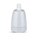[VQ22638001] PORTALAMPARAS DE PORCELANA E27 GRIS