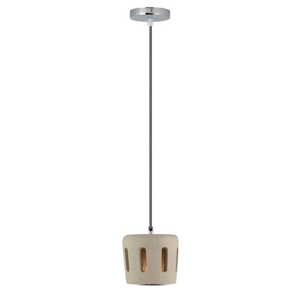 [VQ22638531] LÁMPARA DE TECHO COLGANTE DE HORMIGÓN 200/200MM (BOMBILLA NO INCLUIDA)