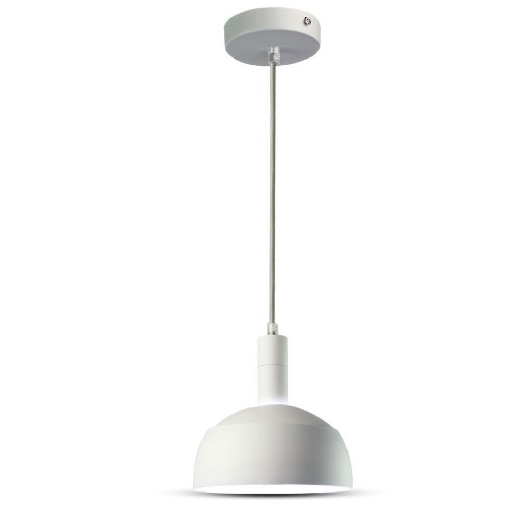 @[VQ22639201] LÁMPARA DE TECHO COLGANTE DE CON CABEZA DE ALUMINIO ORIENTABLE CUERPO BLANCO