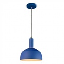 @[VQ22639251] LÁMPARA DE TECHO COLGANTE  CON CABEZA DE ALUMINIO ORIENTABLE CUERPO AZUL E14 (BOMBILLA NO INCLUIDA)