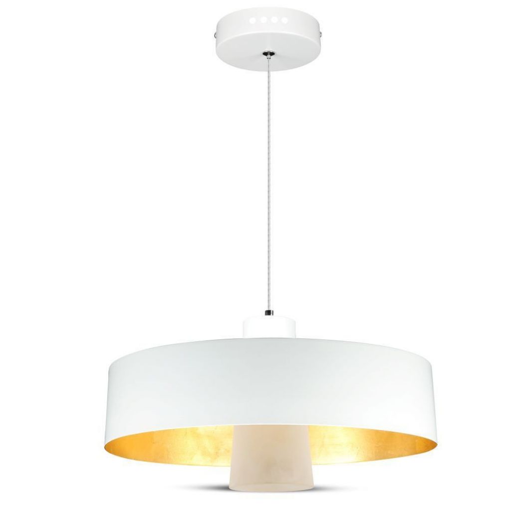 [VQ22639331] LÁMPARA DE TECHO COLGANTE LED 7W (ACRÍLICO) CUBIERTA BLANCA Ø340 4000K