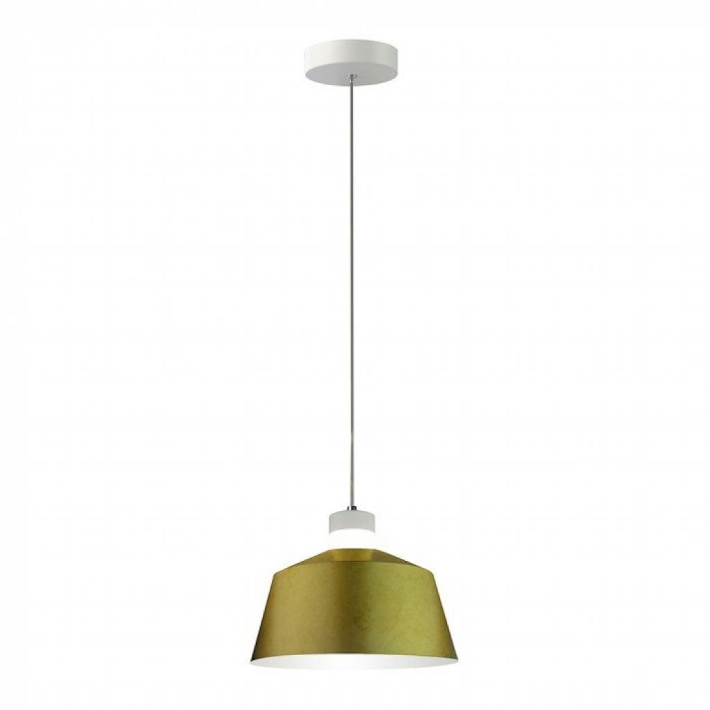 [VQ22639361] LÁMPARA DE TECHO COLGANTE LED 7W (ACRÍLICO) CUBIERTA ORO Ø250 3000K