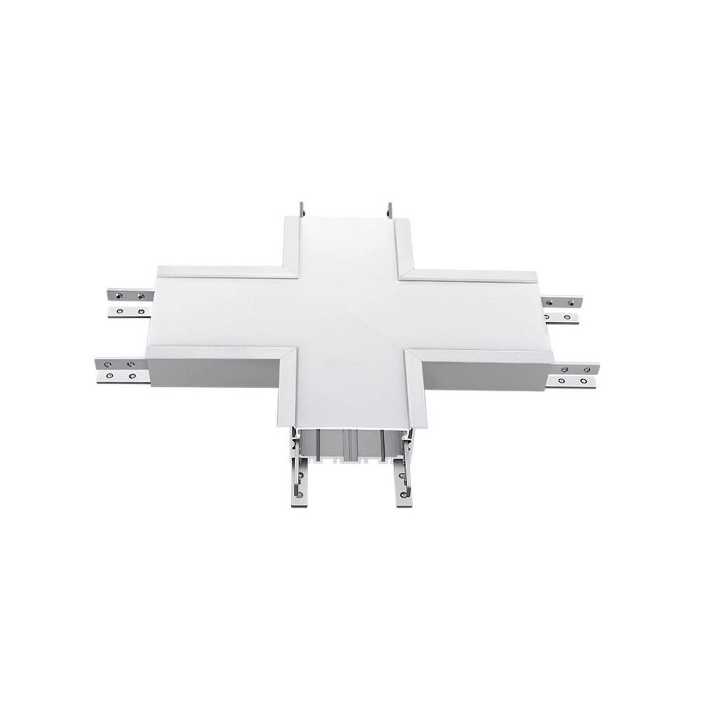 [VQ2263941] CONECTOR PARA LUMINARIA LINEAL LED DE 16W EN X COLOR PLATA 4000K